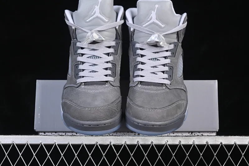 All categories Air Jordan Jordan series basketball shoes Air Jordan 5 TG version Air Jordan 5 "Wolf Grey" AJ5 Joe 5 Wolf Gray first layer basketball shoes DD0587-002